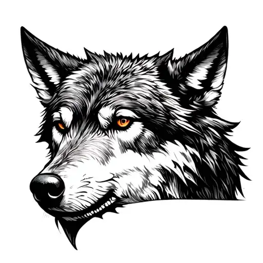 Neo Nordic Scratch Wolfskopf