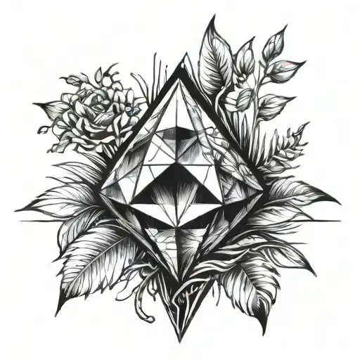 A Diamond Sat Atop A Single Blade Of Grass