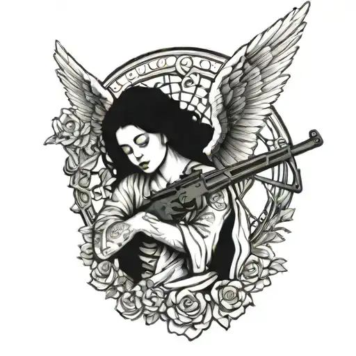 Angel With Rifle