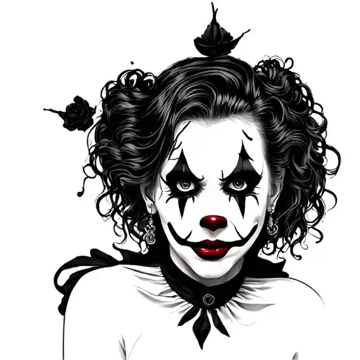 Evil Clown Woman