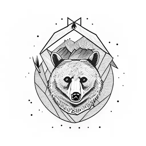 Appalachian Trail Logo With Black Bear