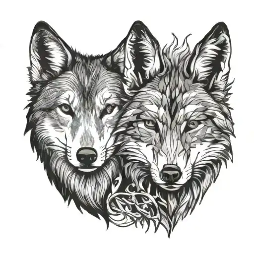 Wolf And Fox