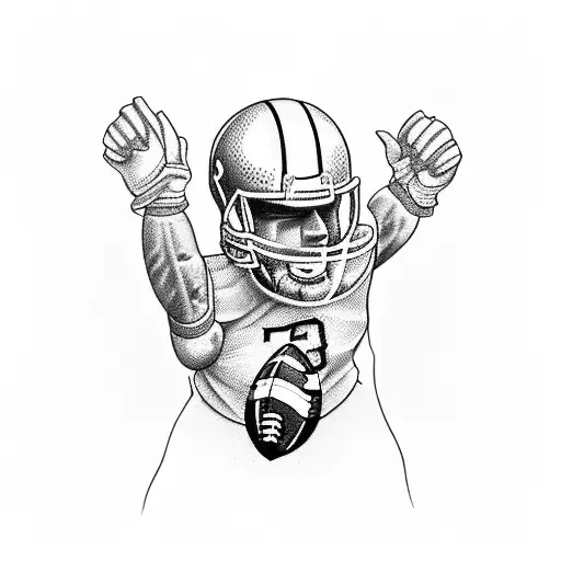 American Football Linebacker