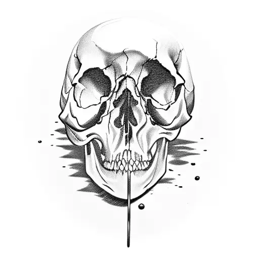 Hourglass Grinding A Skull Into Powder