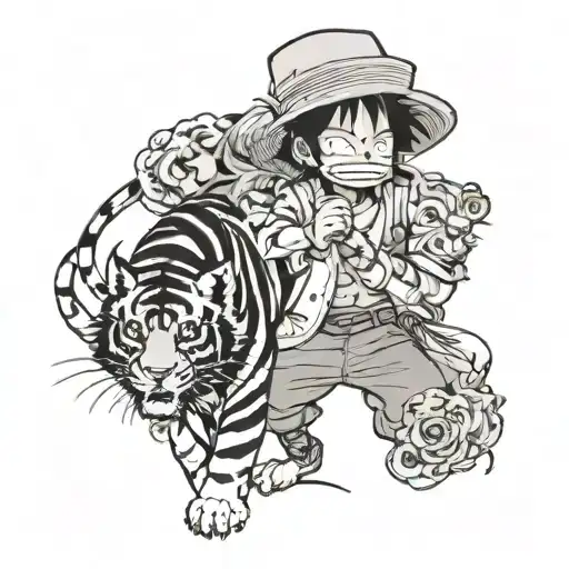 Luffy And Tiger