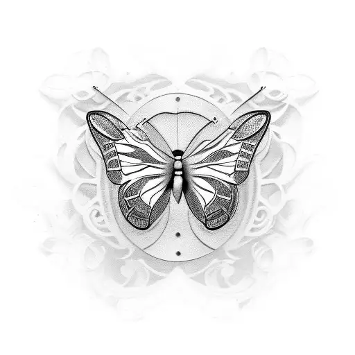 White Butterfly And Chef