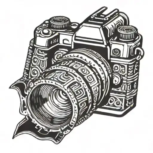 A Tribal Thin Line Camera Apature