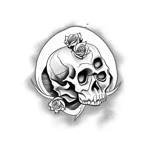Skull And Roses