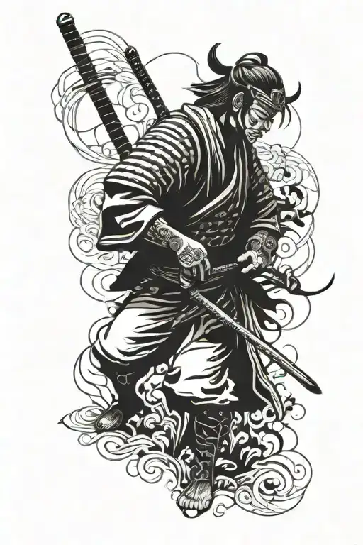 Kneeling Samurai