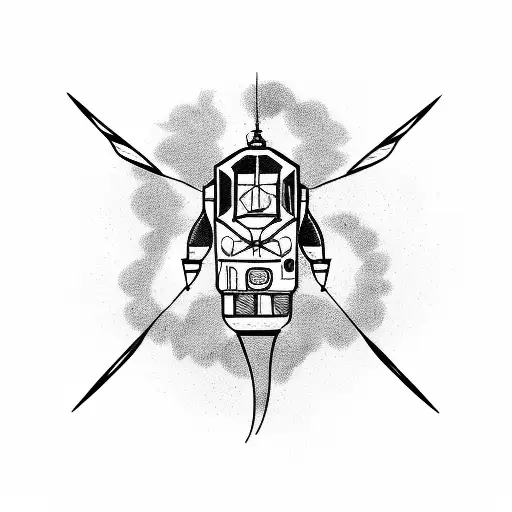 Attack Drone Fire Rocket