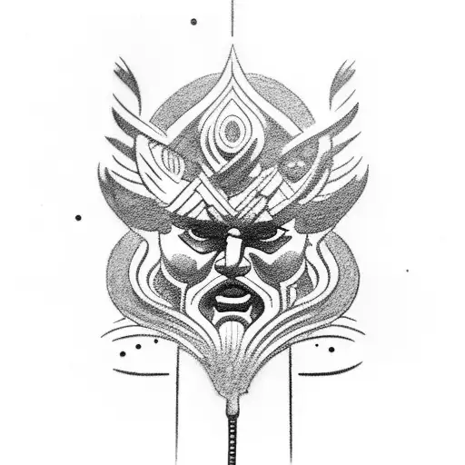 Zeus God With Lightning And Eagle On The Sky Clouds