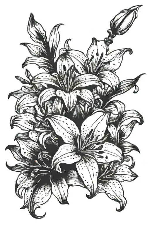 Lily Flowers Blooming