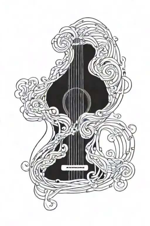 Acoustic Guitar Strings Merging