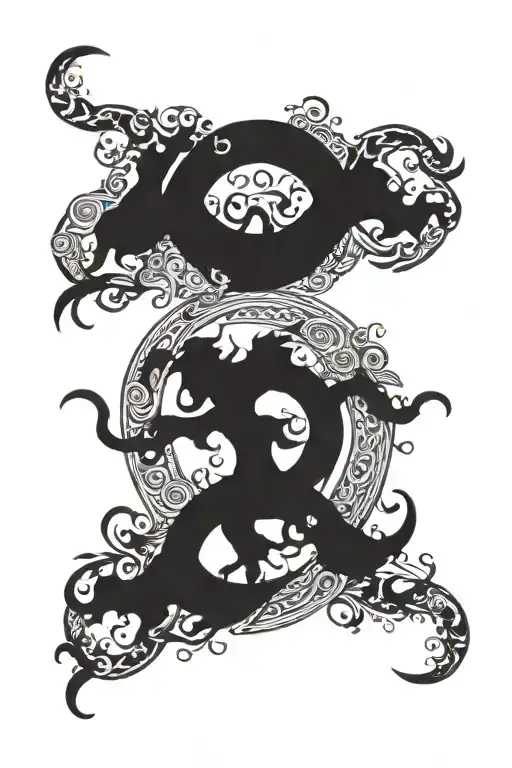 Arm Sleeve Timeline Of Norse Mythology Warpped Around Ygrdassil