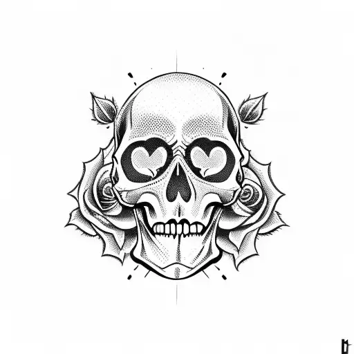 Skull And Roses