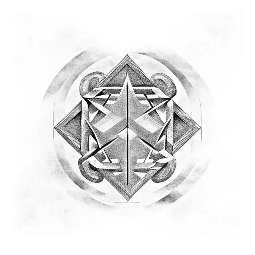 Valknut Symbol Cover Up