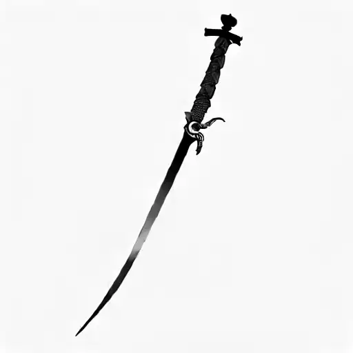 A Samurai Sword