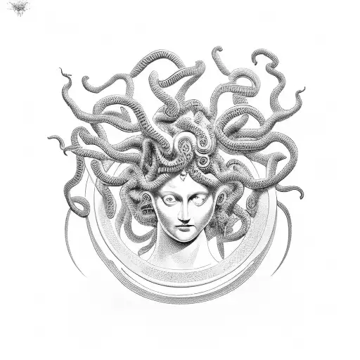 Medusa Holding The Head Of Perseus