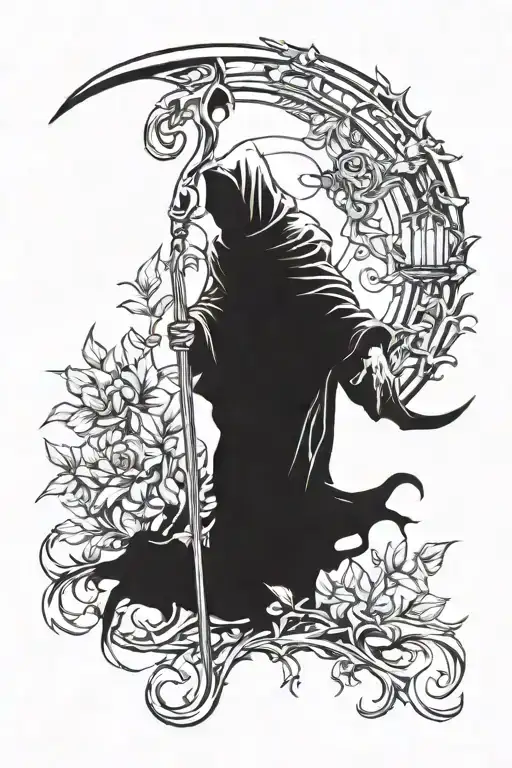 Grim Reaper Silohuette