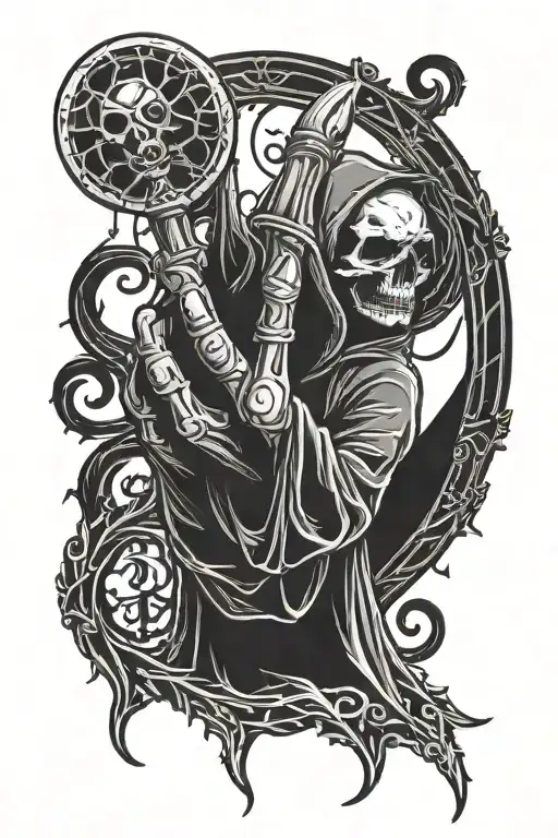 Grimm Reaper Hand Reaching