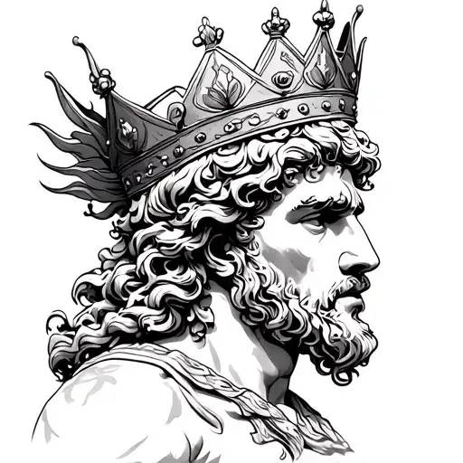 Poseidon With A Crown