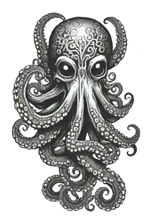 Front Facing Octopus