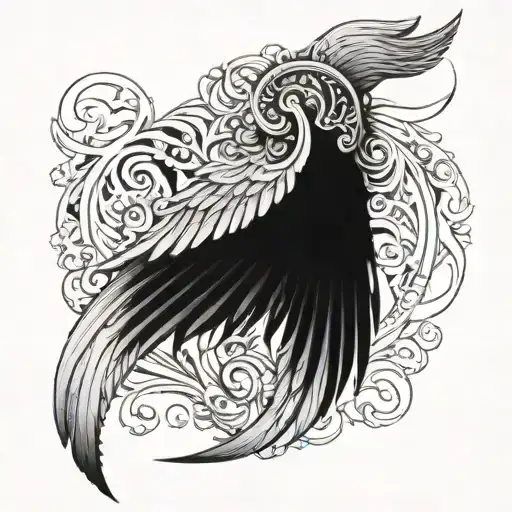 Angel Wing Right Forearm