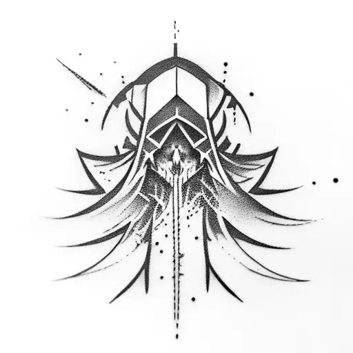Assasin's Creed Logo With Crow