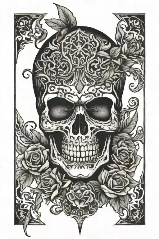 Chicano Skull And M0ney