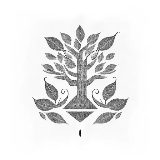 A Family Tree With Musical Notes As Leaves