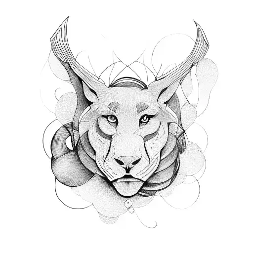 Whimsical Fine Line Half Sleev