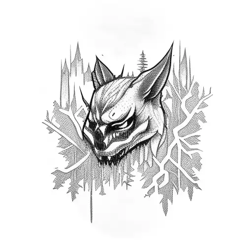 A Video Game Character Exploring A Dark And Mysterious Forest