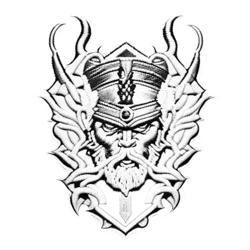 Odin Halls Of Valhalla 1St Infantry Patch 2Nd Infantry Patch