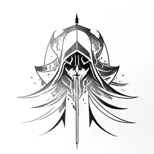Assasin's Creed Logo With Crow