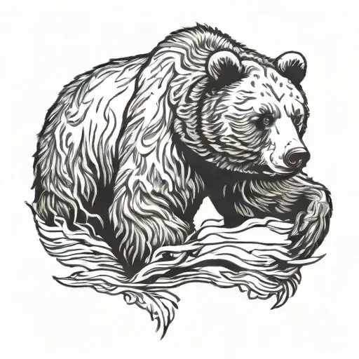 Grizzly Bear Growing