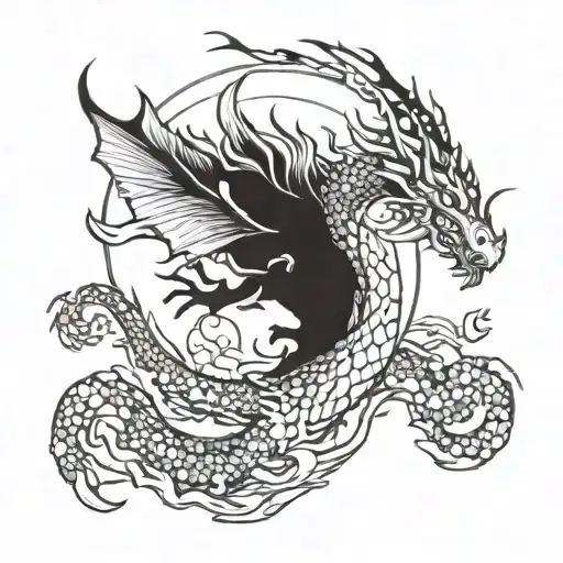 Dragon Diving Head First