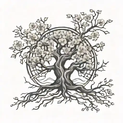 A Family Tree Intertwined With Japanese Cherry Blossoms