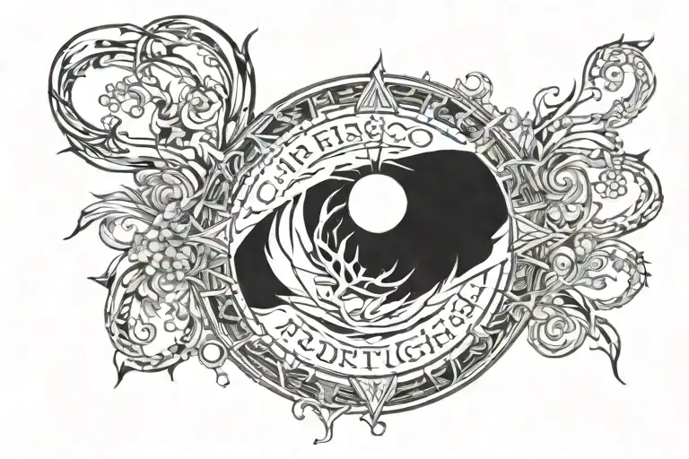 Cresco Sun Pondere Virtus Et Fortitudo Written Inside