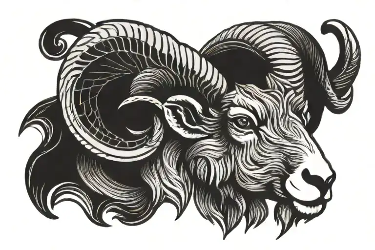 Aries Ram Head