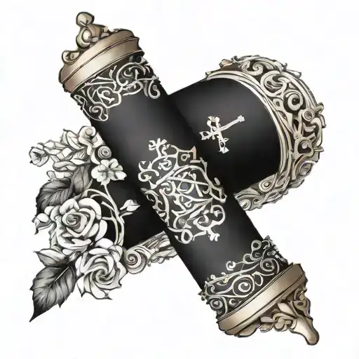 Scroll With Bible Verses