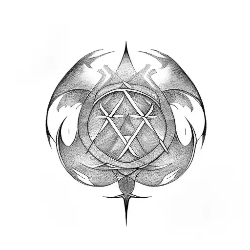 Jrr Tolkien Symbol With Lord Of The Rings Symbols