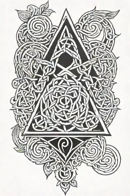 Gungnir And Celtic Triquetra