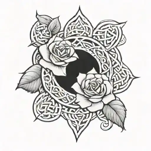 Rose With Celtic