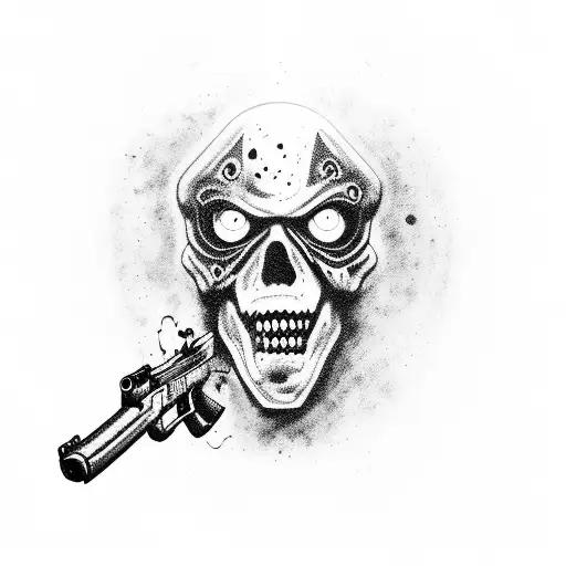 Cowboy Zombie With Gun