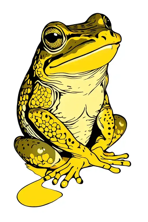 Meditating Frog