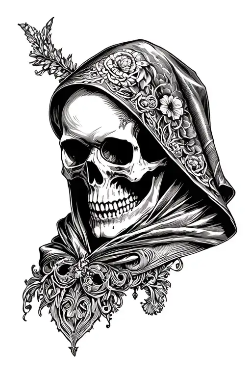Skull Wearing Cape