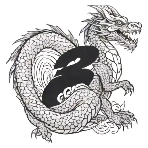 Dragon Sitting On Number 31 Incorporated