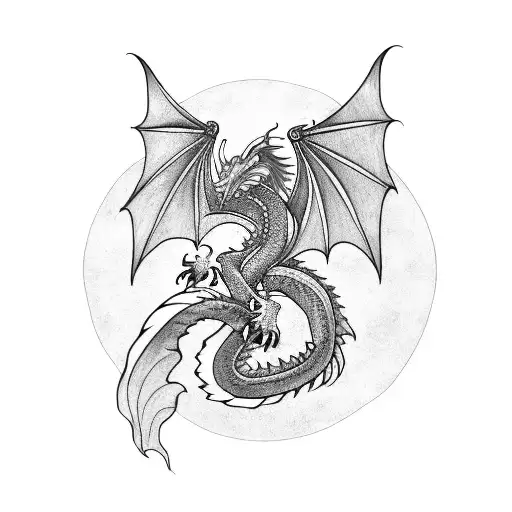 Dragon In The Shape Of An Eight