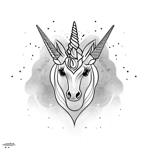 Unicorn With Broken Horn