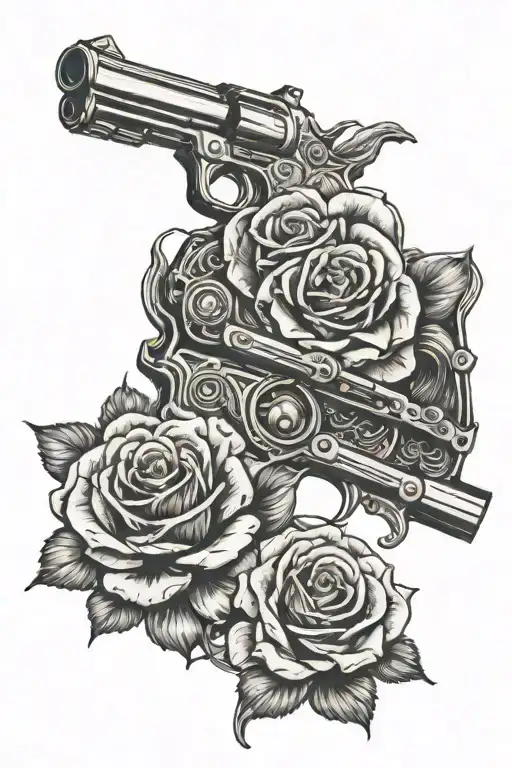 Dad Roses And Gun Morphing